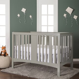 Dream on Me Havana White Wood 5-in-1 Convertible Crib - Grey