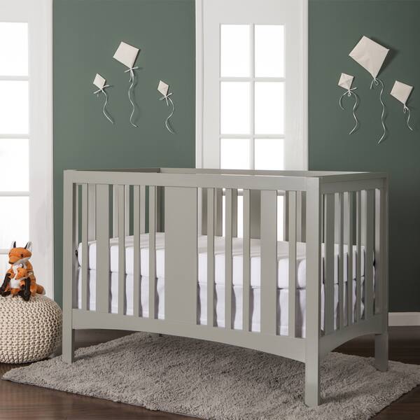slide 2 of 4, Dream on Me Havana White Wood 5-in-1 Convertible Crib - Grey