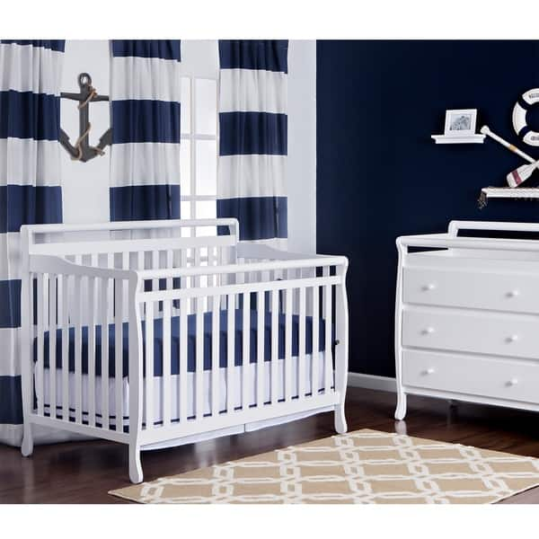 slide 2 of 2, Dream On Me Liberty 5-in-1 Convertible Crib - White