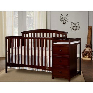 Dream On Me Niko, 5 in 1 Convertible Crib with Changer