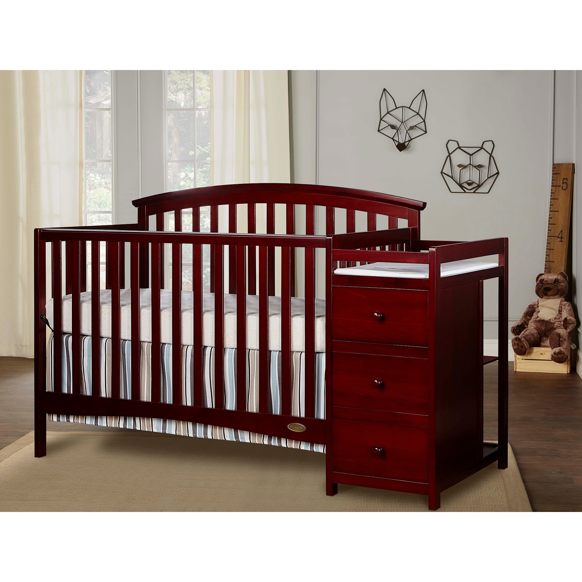 dream on me niko 5 in 1 convertible crib with changer instructions