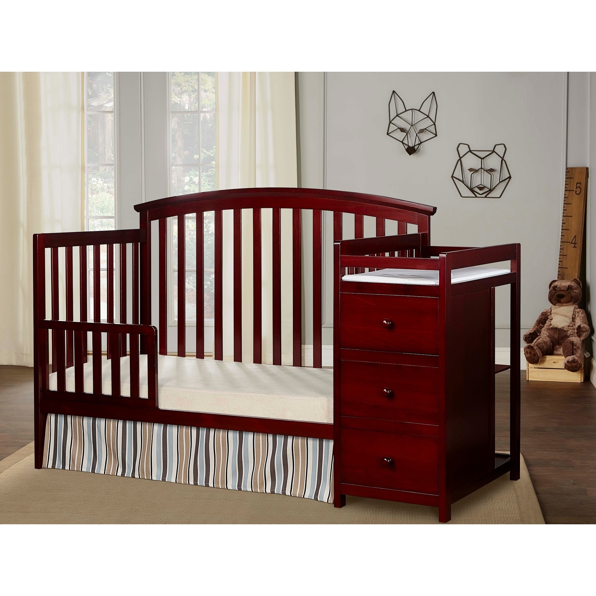 Shop Dream On Me Niko 5 In 1 Convertible Crib With Changer