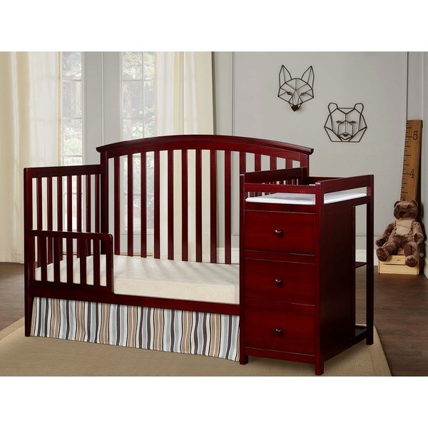 dream on me convertible crib with changer