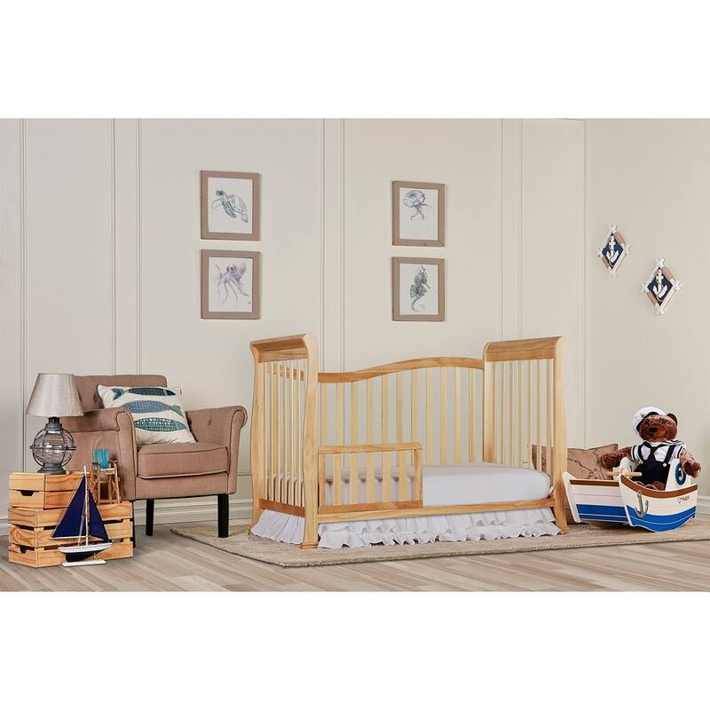 Dream on Me Violet 7-in-1 Convertible Life Style Crib - Natural