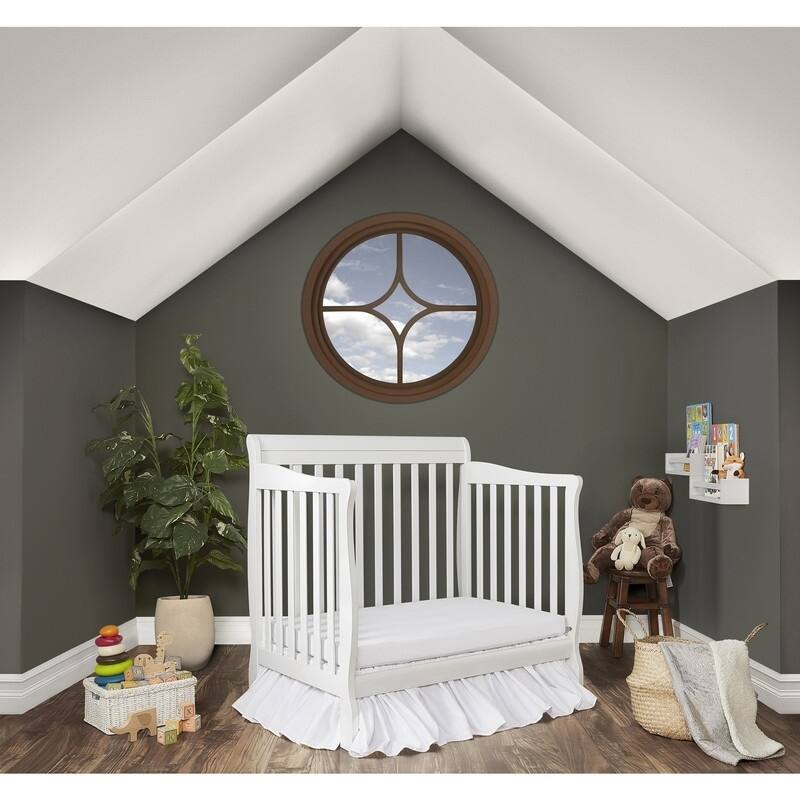Dream On Me Aden Convertible 4-in-1 Mini Crib