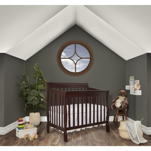 slide 2 of 4, Dream On Me Aden Convertible 4-in-1 Mini Crib