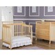 preview thumbnail 3 of 3, Dream On Me Natural Wood 4-in-1 Mini Convertible Crib