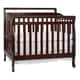 preview thumbnail 2 of 3, Dream on Me Cherry-finish Wood 4-in-1 Mini Convertible Crib - Brown