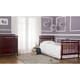 preview thumbnail 4 of 3, Dream on Me Cherry-finish Wood 4-in-1 Mini Convertible Crib - Brown