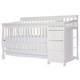 preview thumbnail 2 of 4, Dream On Me 5-in-1 Brody White Convertible Crib with Changer