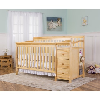 Dream On Me 5-in-1 Brody Natural Convertible Crib with Changer