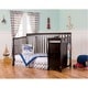 preview thumbnail 3 of 3, Dream On Me 5-in-1 Brody Black Convertible Crib with Changer