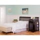 preview thumbnail 5 of 3, Dream On Me 5-in-1 Brody Black Convertible Crib with Changer