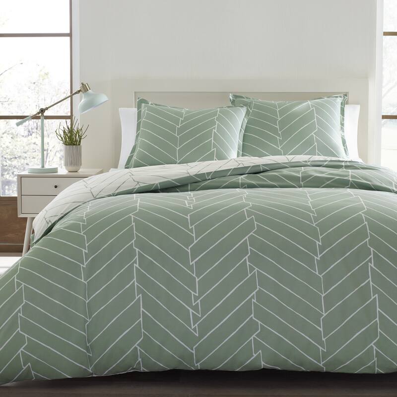 Carson Carrington Bramming Green Cotton Comforter Set