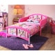 preview thumbnail 1 of 2, Disney Minnie Mouse Pink/Purple/White Plastic Toddler Bed
