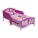preview thumbnail 3 of 2, Disney Minnie Mouse Pink/Purple/White Plastic Toddler Bed
