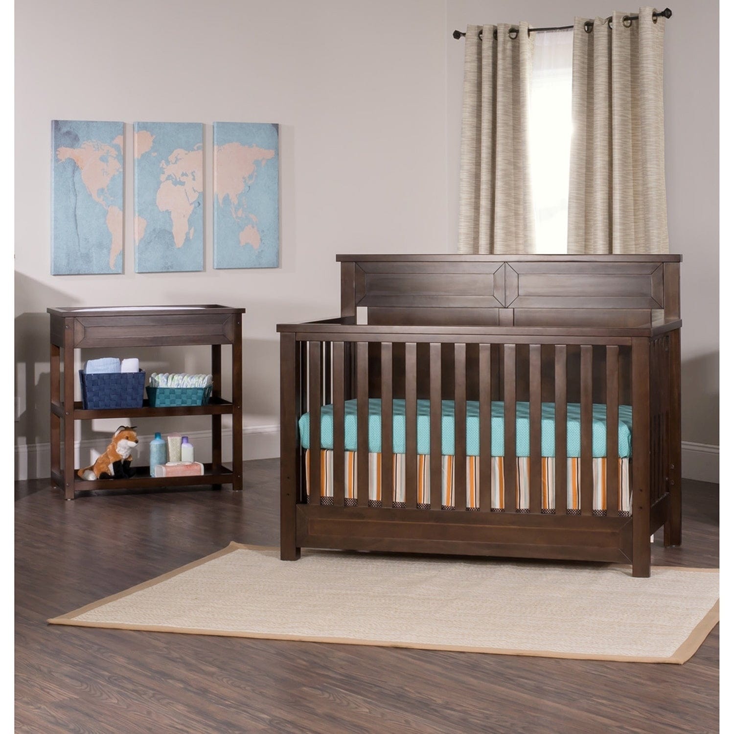 walnut baby furniture