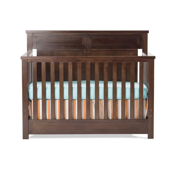 Shop Child Craft Abbott 4 In 1 Convertible Baby Crib Rich Walnut