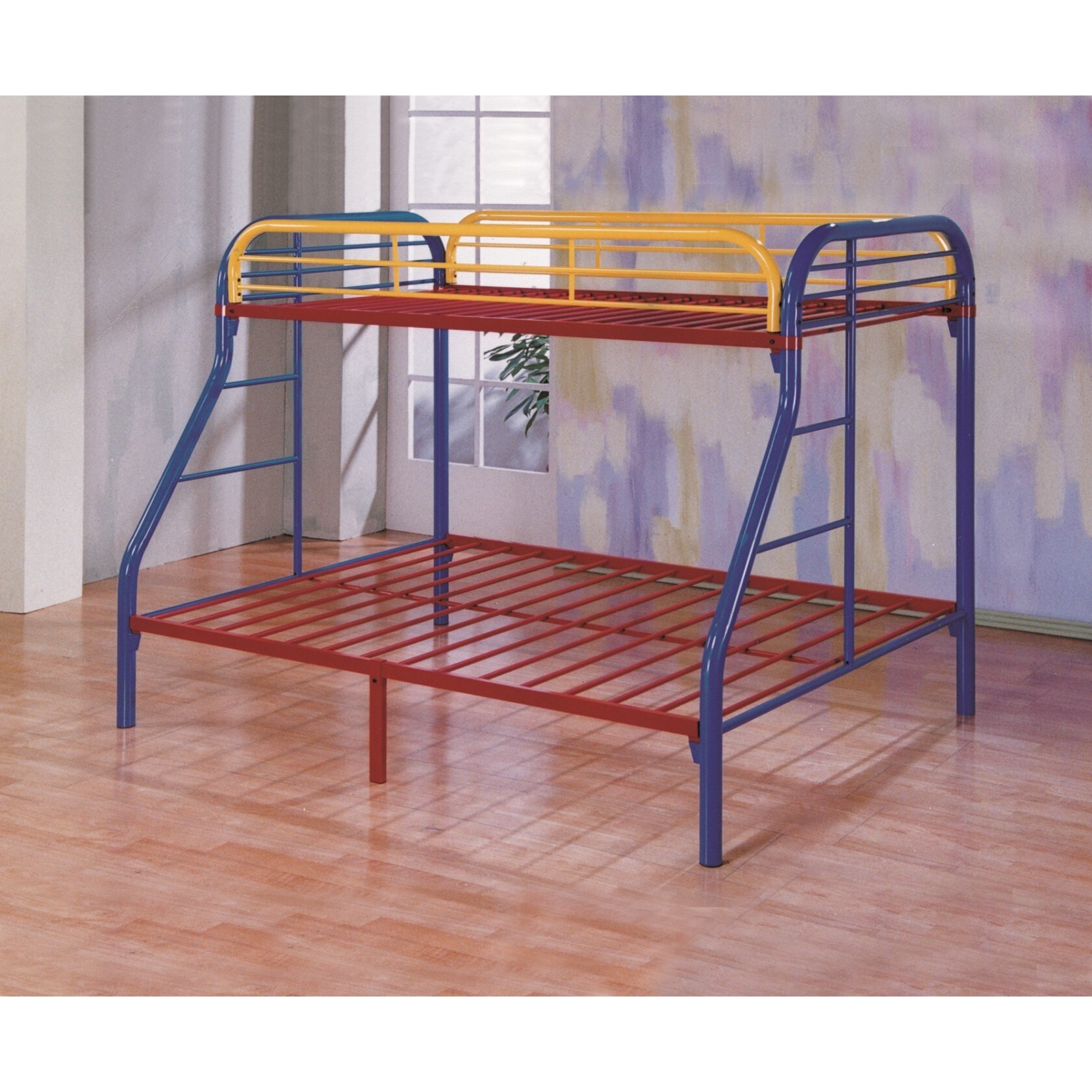 rainbow bunk beds