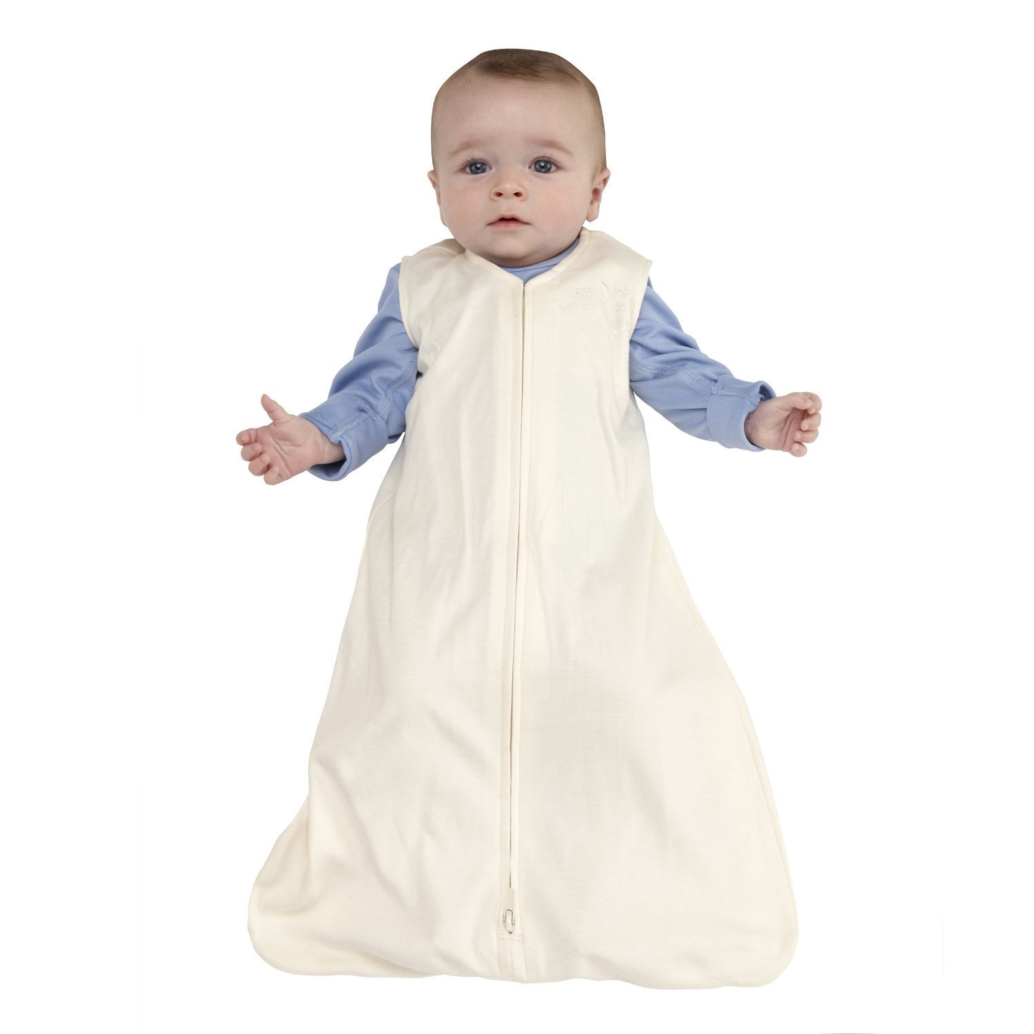 halo sleep sack covering face