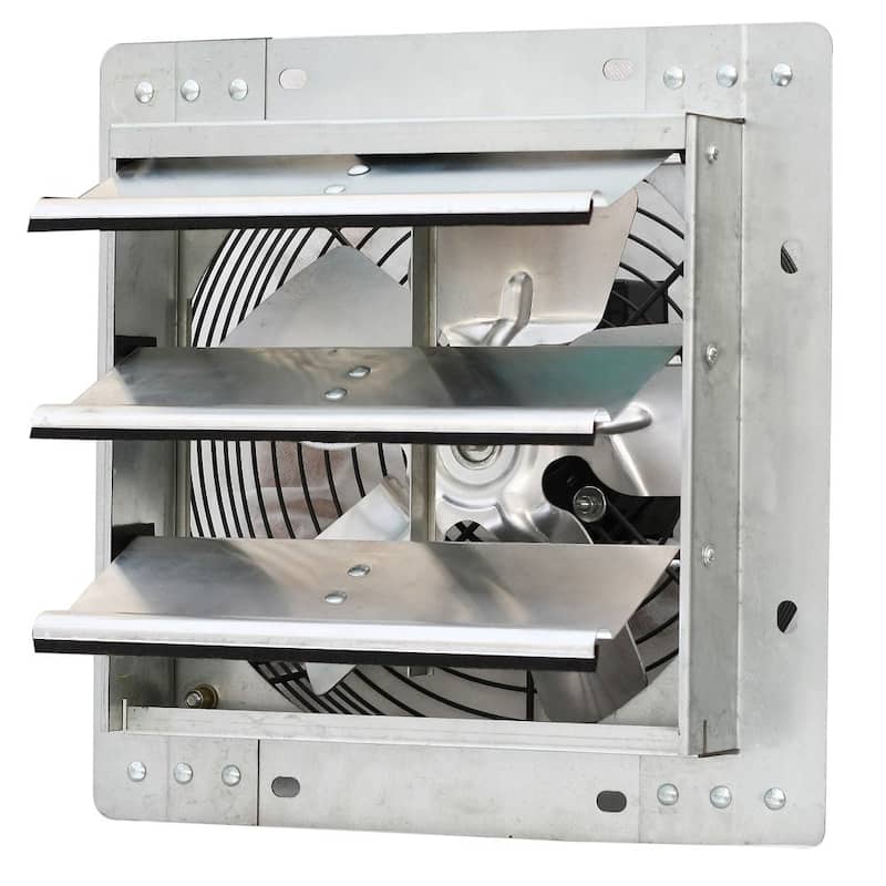 iLIVING 10 Inch Variable Speed Shutter Exhaust Fan, Wall-Mounted