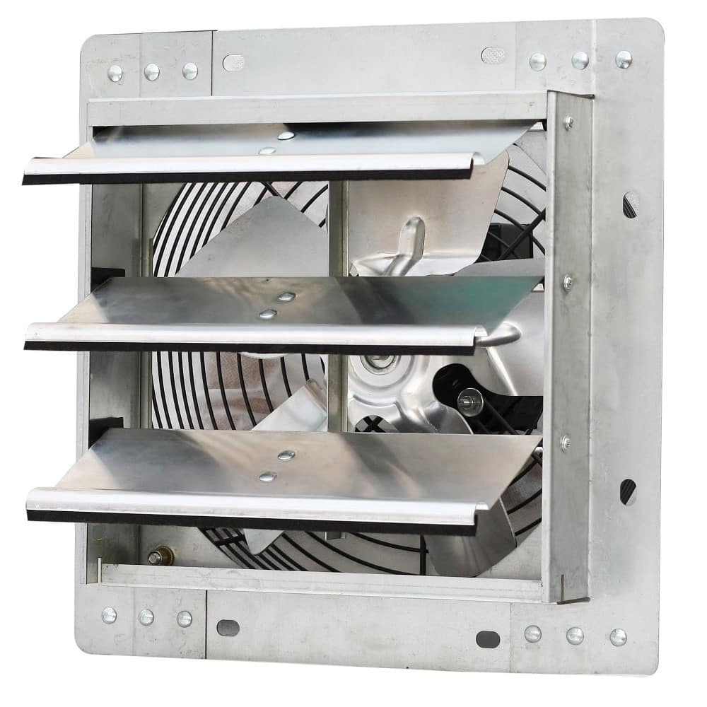 iLIVING 10 Inch Variable Speed Shutter Exhaust Fan, Wall-Mounted