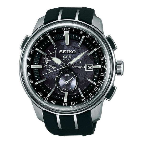Shop Seiko Men's Astron Black Watch - Free Shipping Today - Overstock ...