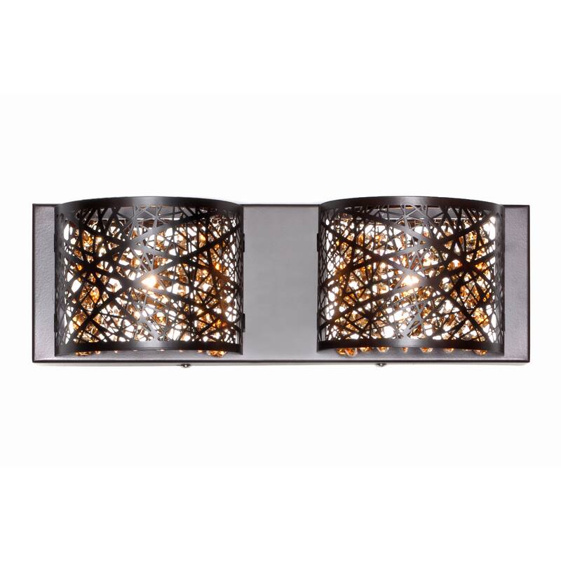 Inca Bronze 2-light Bath Vanity