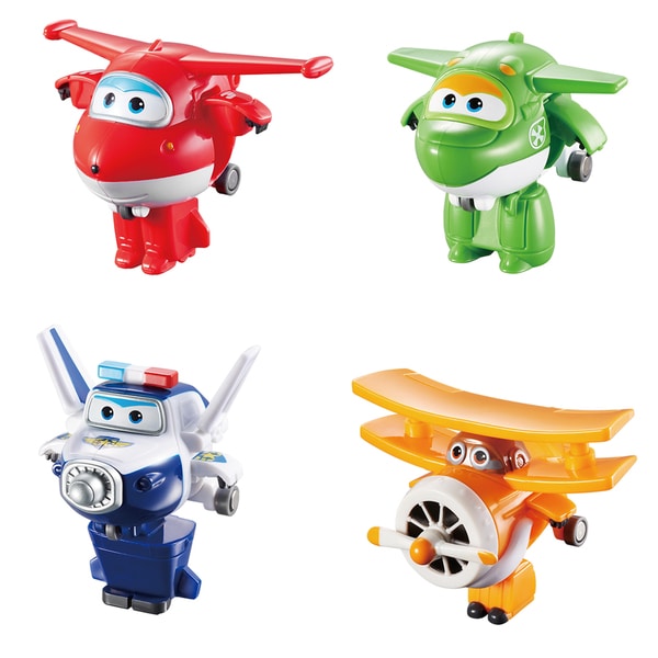 Jett, Mira, Paul, and Grand Albert Transform-a-Bots set
