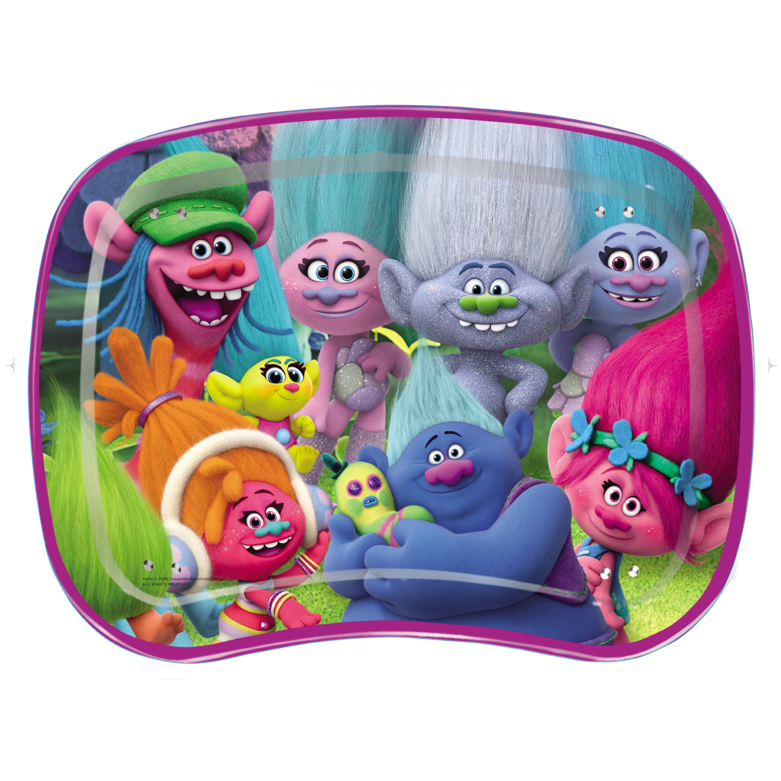 kids snack and play tray