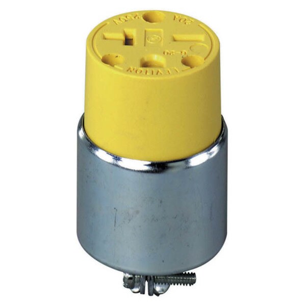 Leviton 000-620CA-000 Commercial Grade Straight Blade Armored Connector