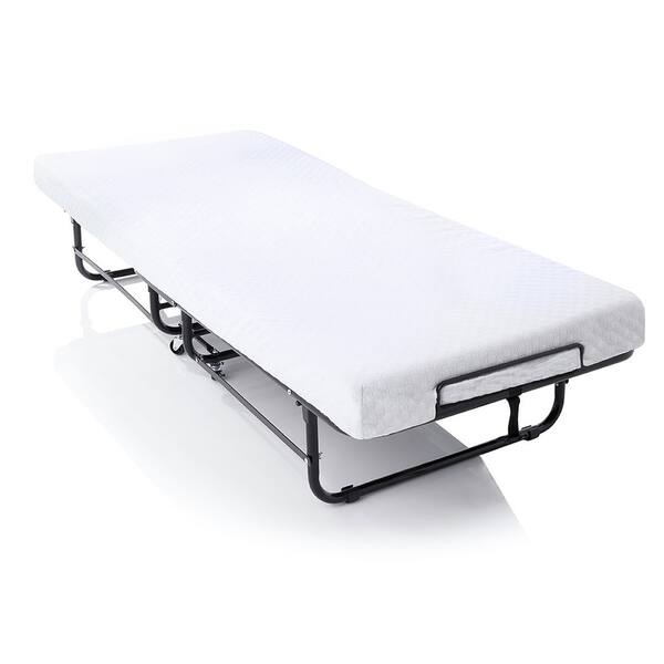 Shop Lucid Memory Foam 4 Inch Rollaway Guest Bed On Sale Free