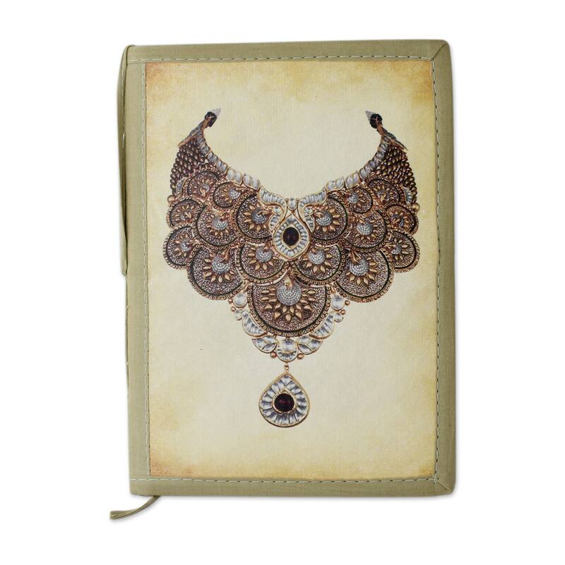 Handmade Paper 'Royal Gems' Journal (India)