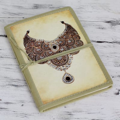 Handmade Paper 'Royal Gems' Journal (India)