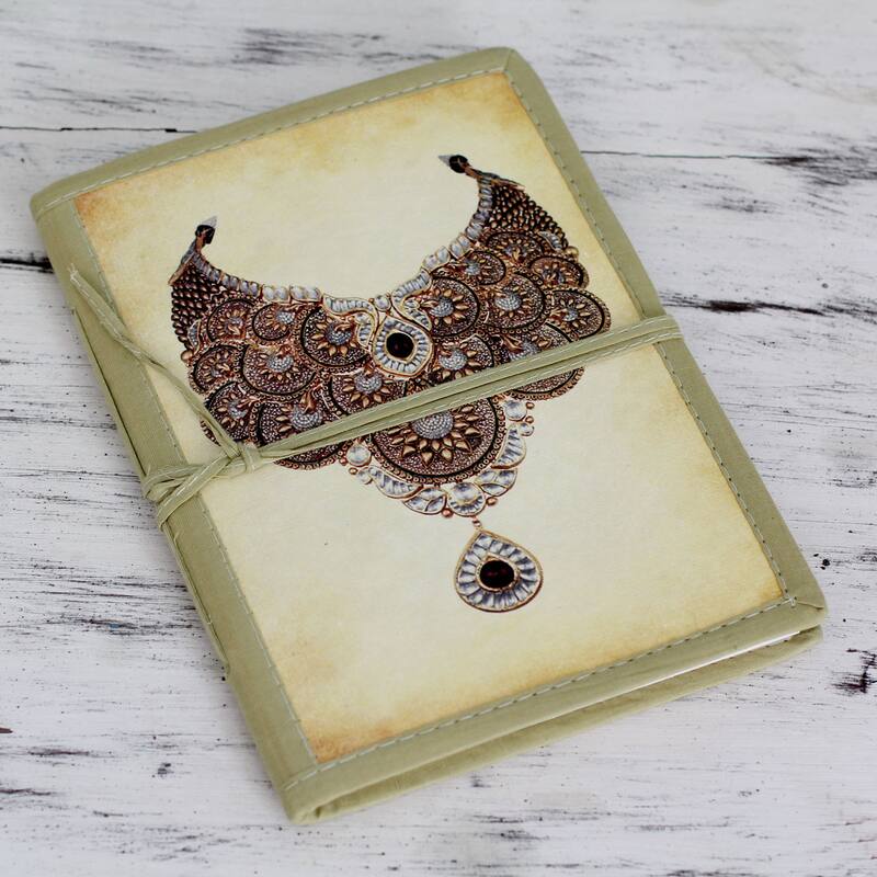 Handmade Paper 'Royal Gems' Journal (India)