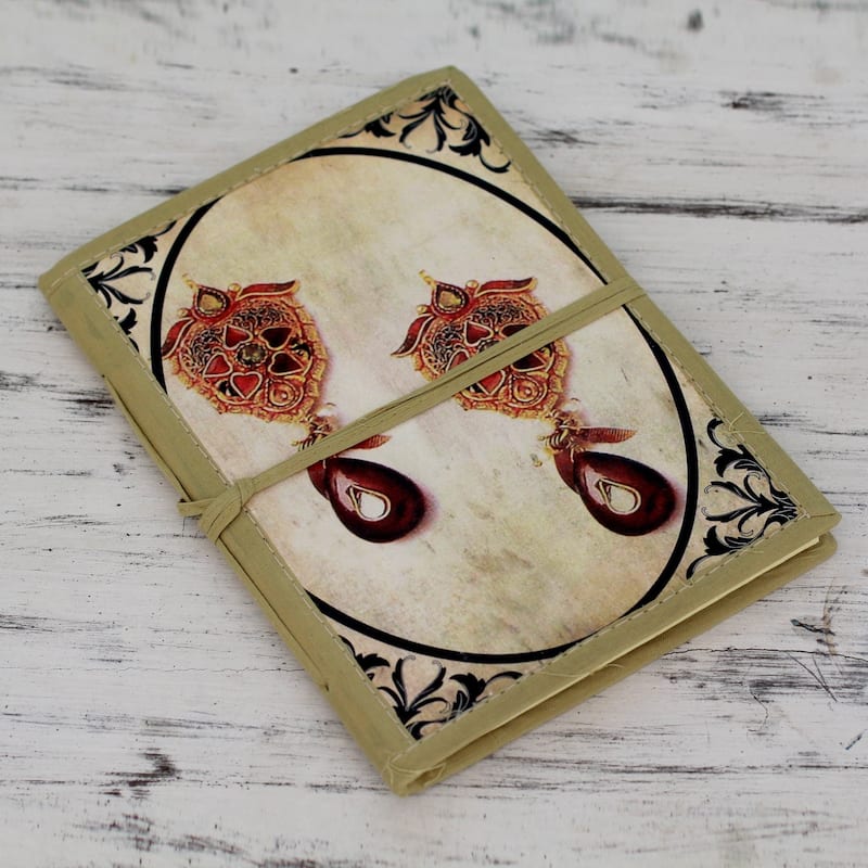 Handmade Paper 'Royal Past' Journal (India)