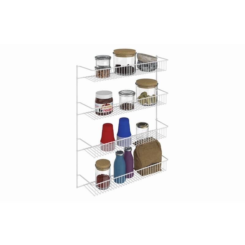 ClosetMaid Stainless Steel Multitier Wall Rack