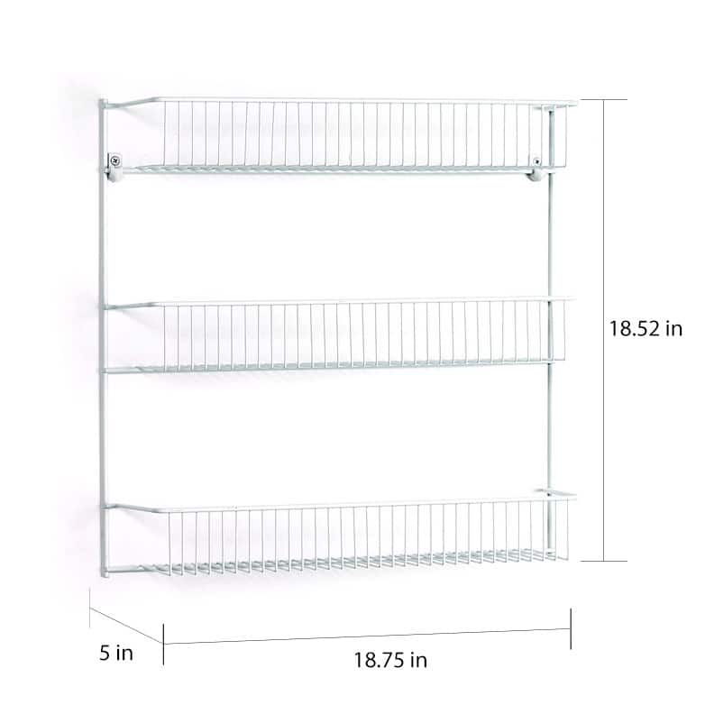 ClosetMaid Stainless Steel Multitier Wall Rack
