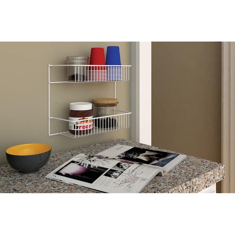 ClosetMaid Stainless Steel Multitier Wall Rack