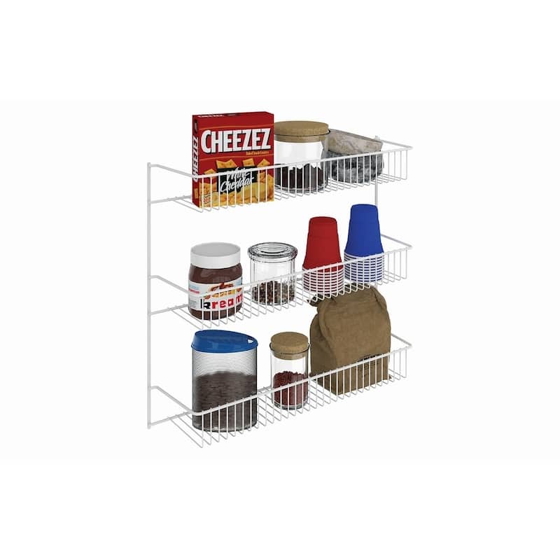 ClosetMaid Stainless Steel Multitier Wall Rack - 3-Tier