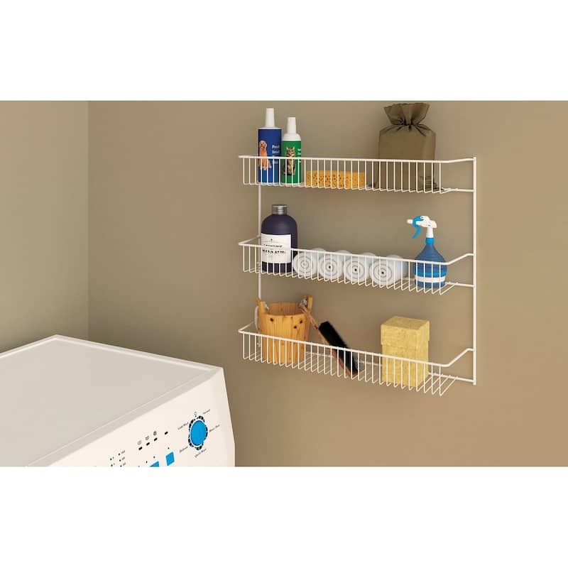 ClosetMaid Stainless Steel Multitier Wall Rack