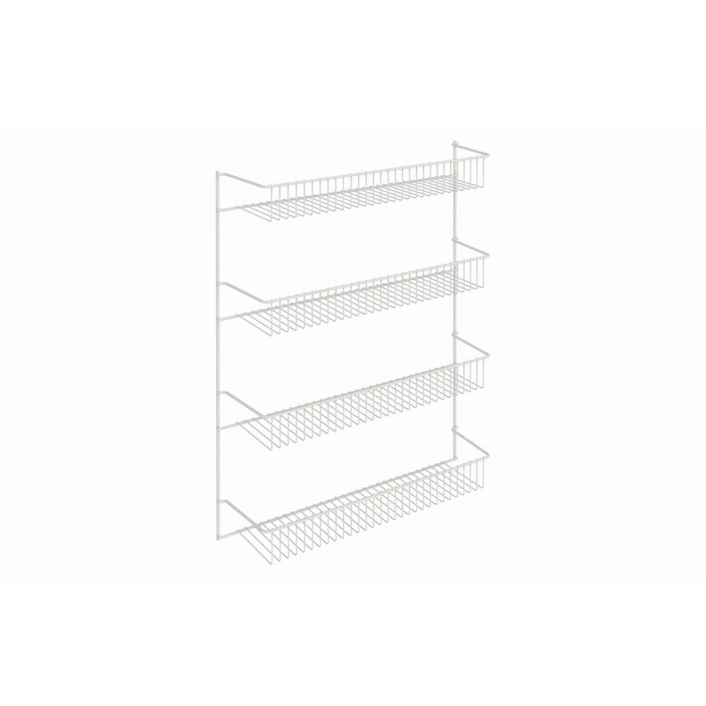 ClosetMaid 804400 White 72 H x 19 W 8-Tier Wall Mounted Storage Rack 