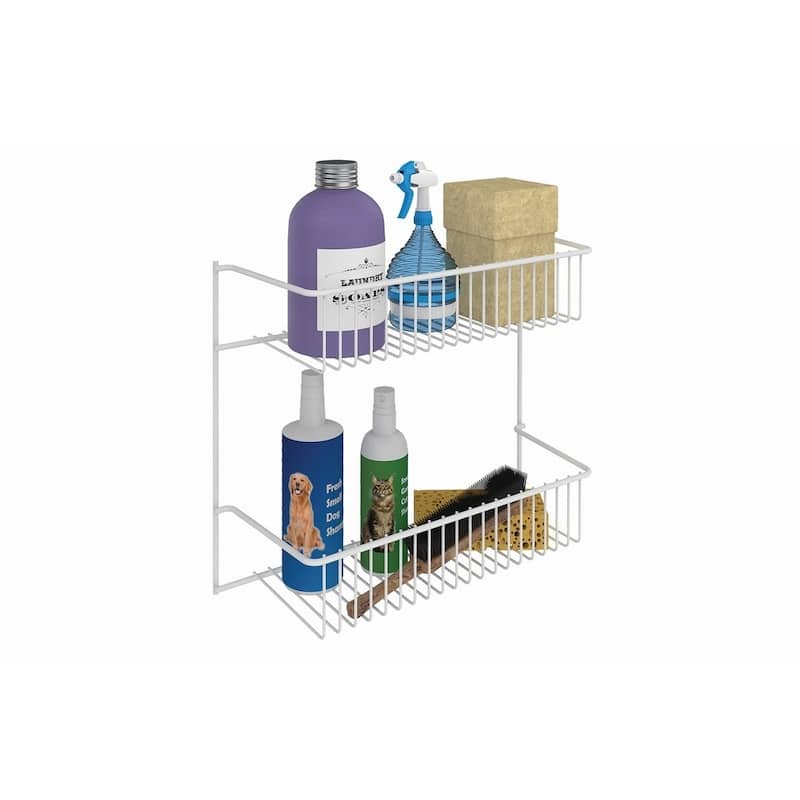 ClosetMaid Stainless Steel Multitier Wall Rack