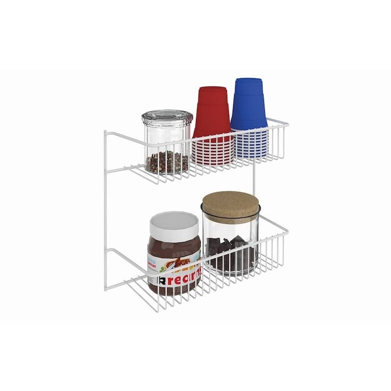 ClosetMaid Stainless Steel Multitier Wall Rack