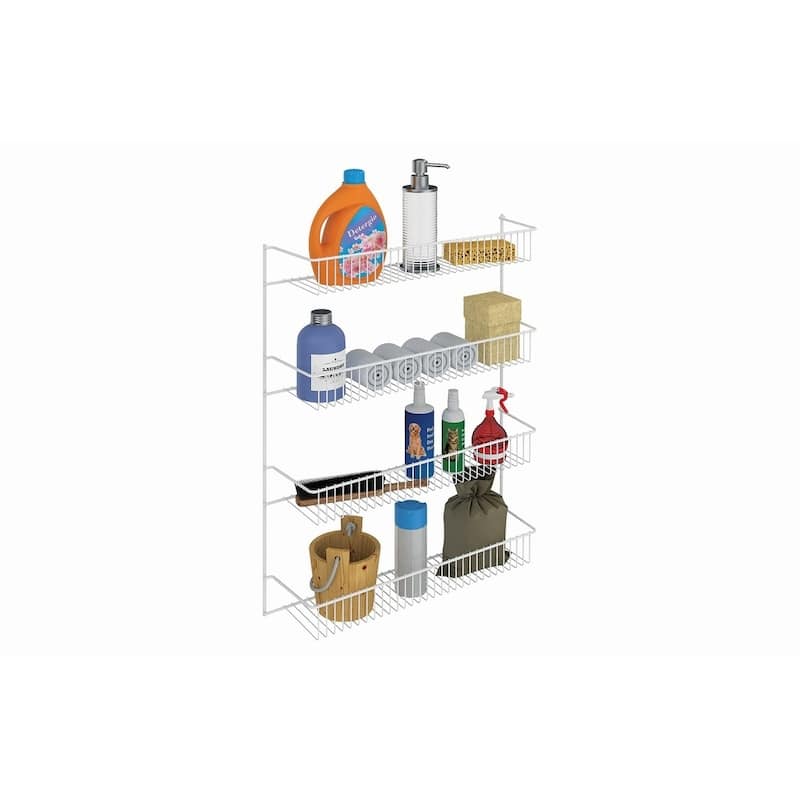 ClosetMaid Stainless Steel Multitier Wall Rack