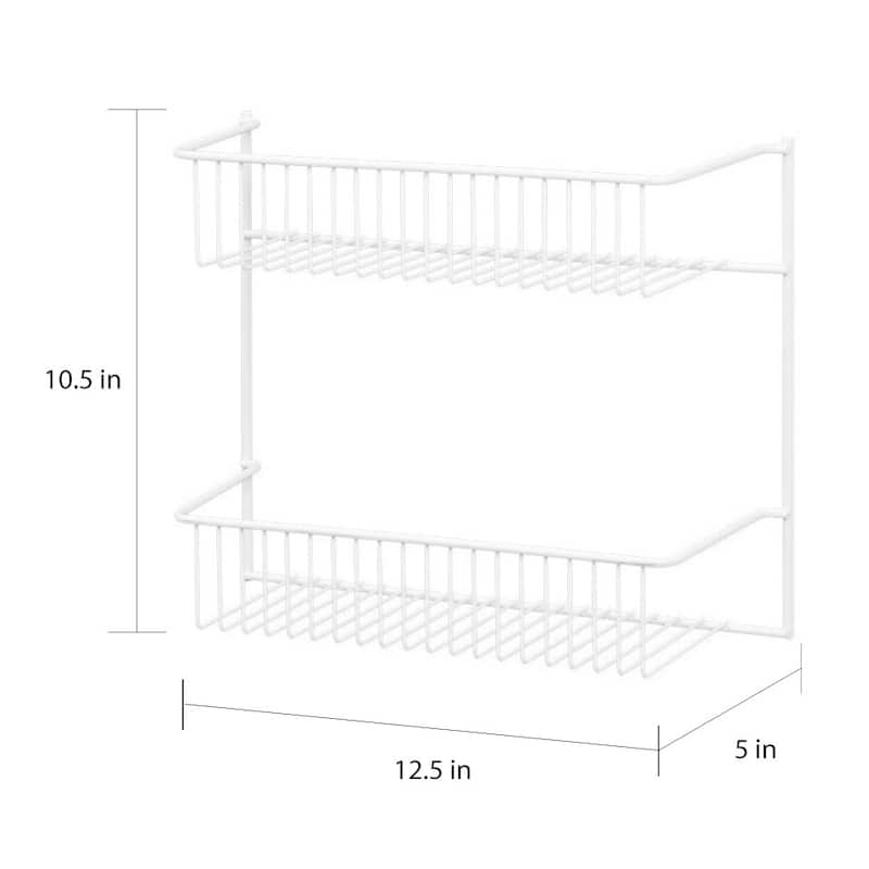 ClosetMaid Stainless Steel Multitier Wall Rack