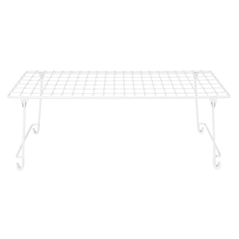 ClosetMaid Stack and Hang White Stainless Steel Shelf
