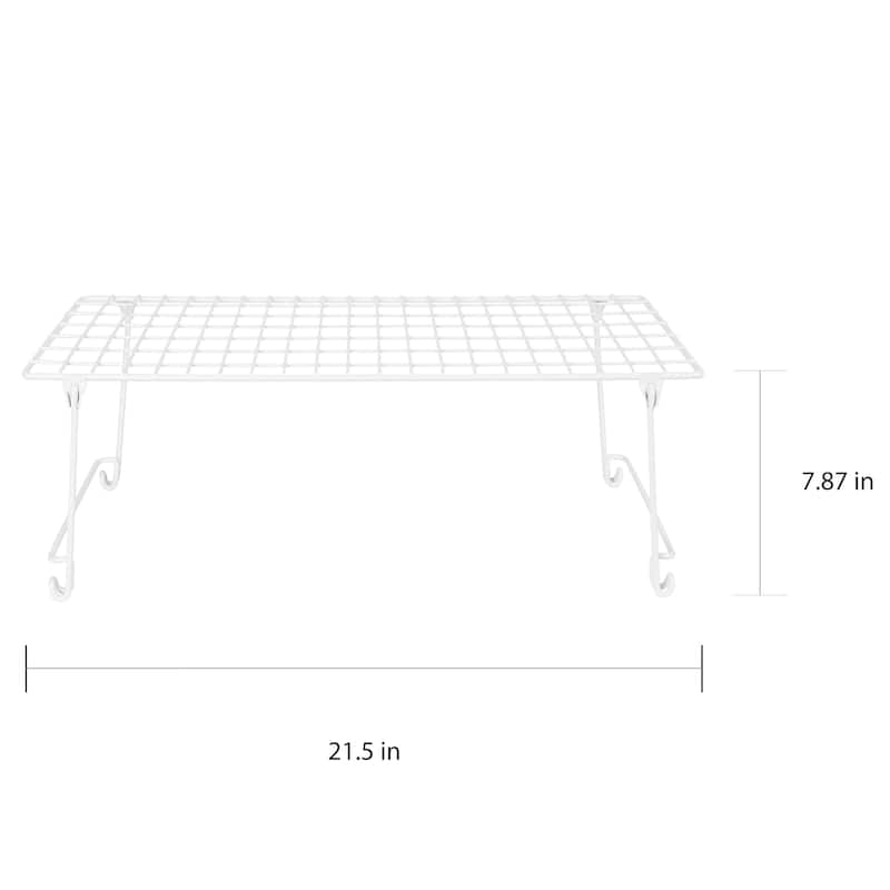 ClosetMaid Stack and Hang White Stainless Steel Shelf