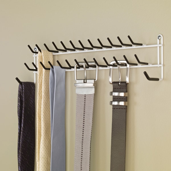 Closetmaid belt and tie rack hot sale