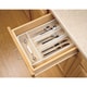 preview thumbnail 4 of 2, ClosetMaid White Stainless Steel Drawer Utensil Organizer